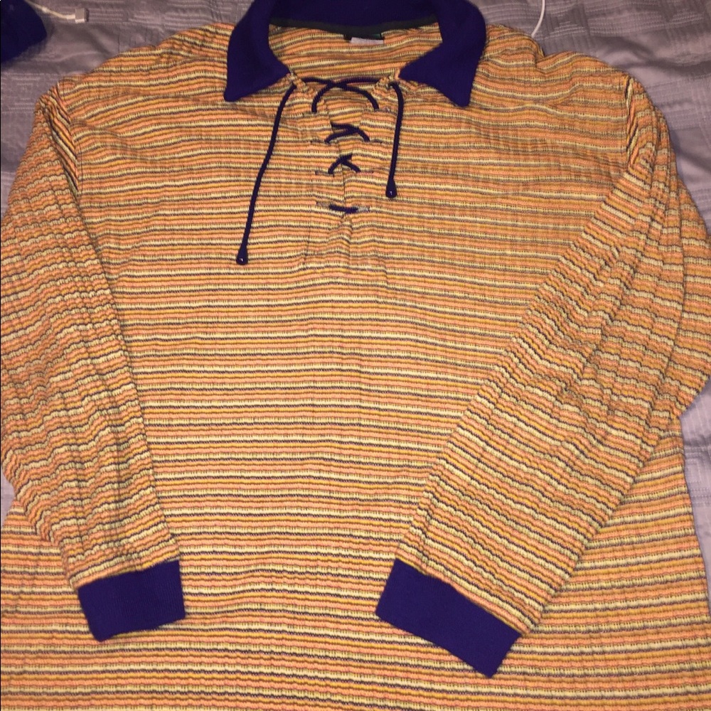 Vintage 1990s cross colors long sleeve shirt